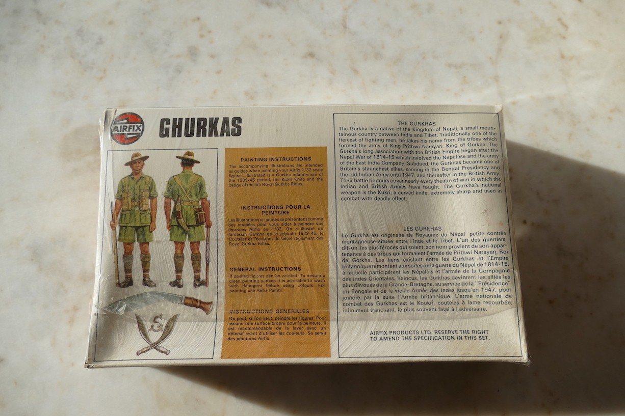 GHURKAS -  29 PIECES AIRFIX 1/32 sous Blister 51471-6