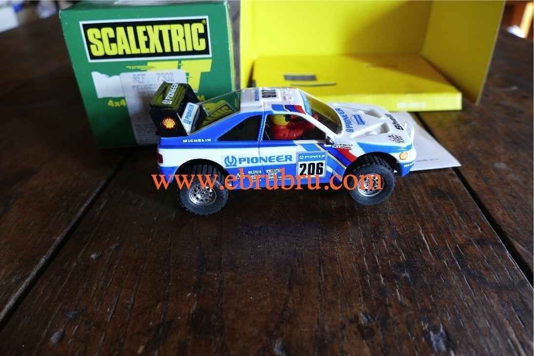 Peugeot 405 Pioneer TT  Scalextric ref 7302