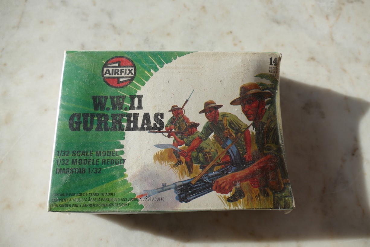 GHURKAS WW II -  14 PIECES AIRFIX 1/32 sous Blister 51571-5