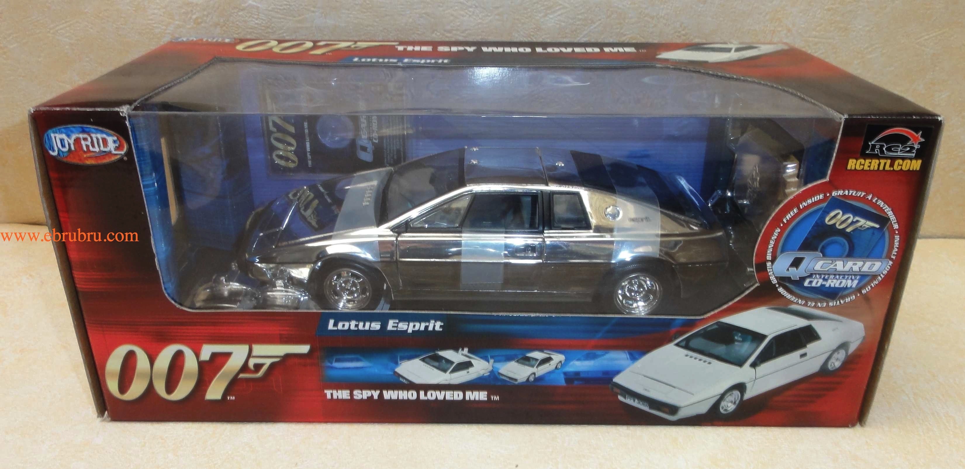 Lotus esprit chrome rare james bond 007 Joyride neuve scellé