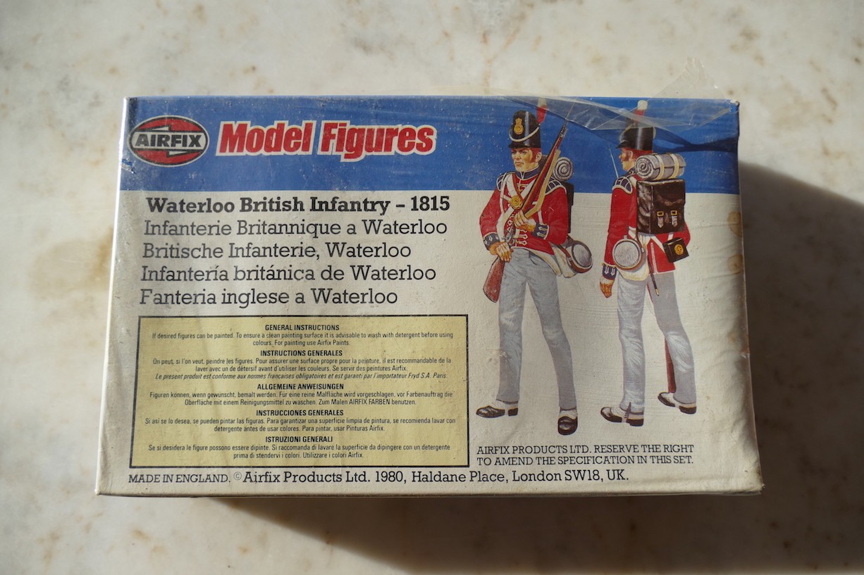 WATERLOO BRITISH INFANTRY 1815 -  28 PIECES AIRFIX 1/32 sous Blister 51461 -  9