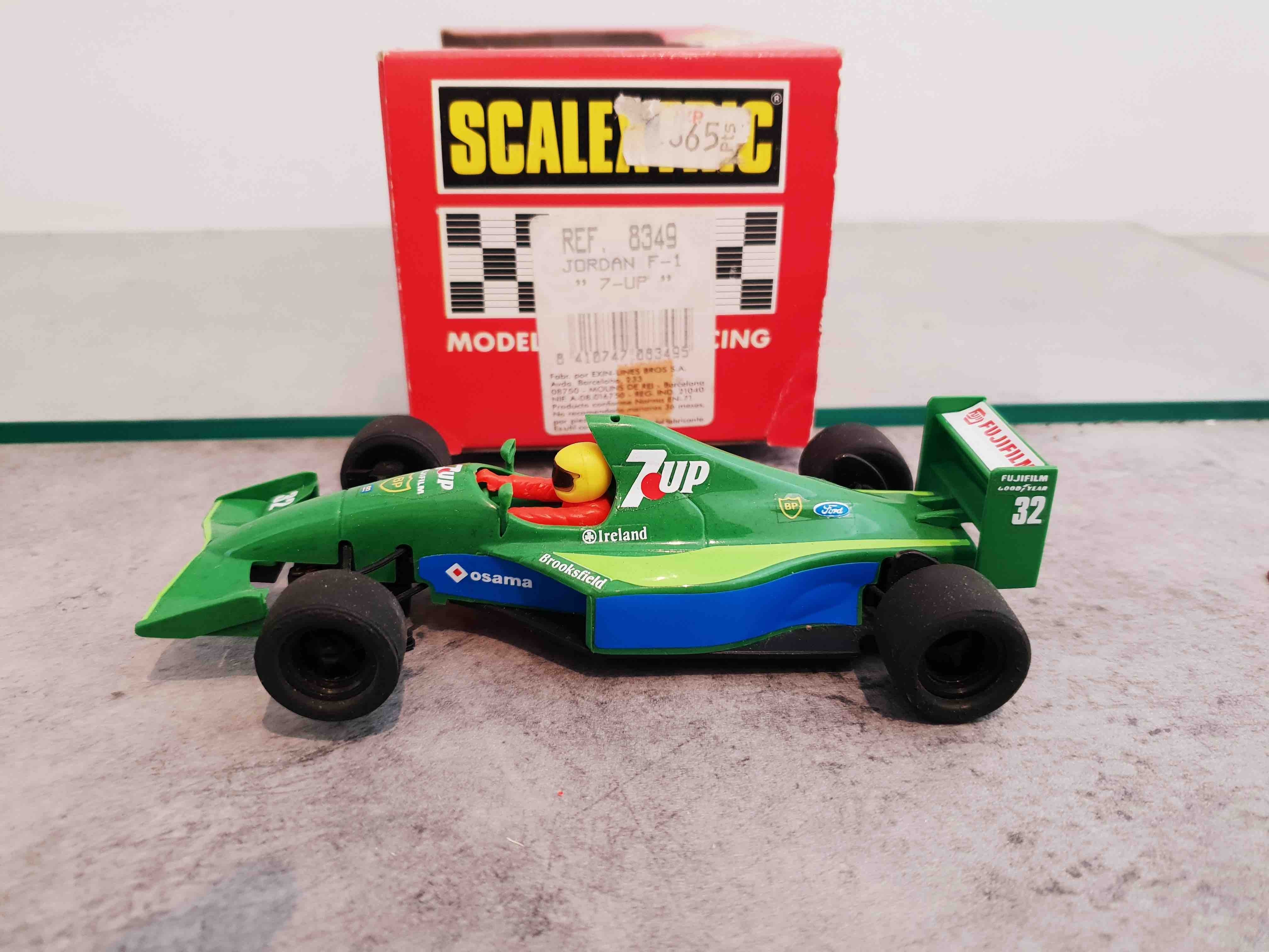 SCALEXTRIC REF 8349 JORDAN F1 SEVEN UP 7 UP