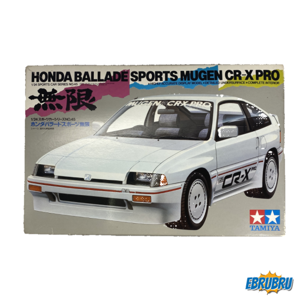 Boîte et pièces pour Honda Ballade sports Mugen CR-X-Pro TAMIYA 2445