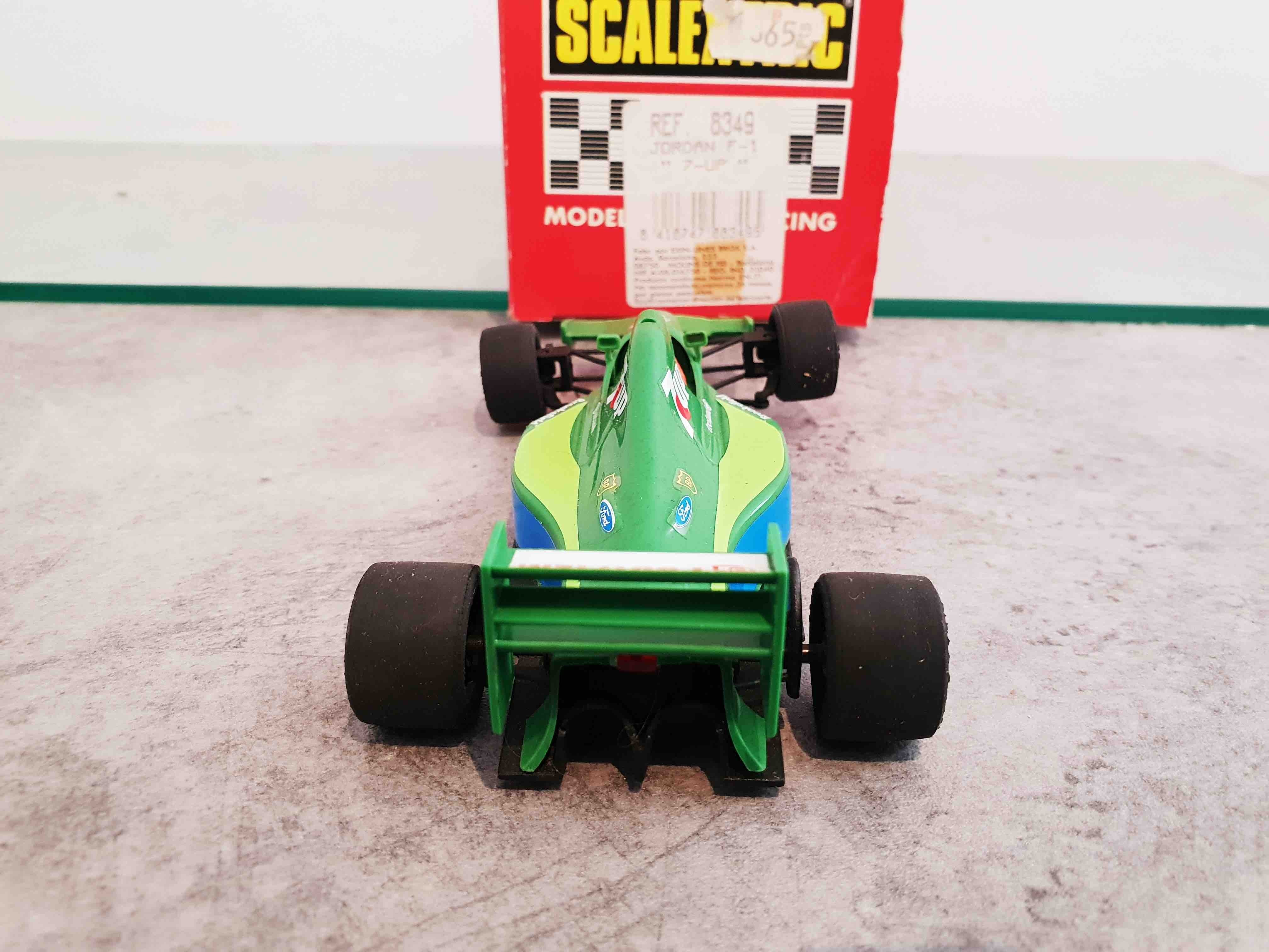 SCALEXTRIC REF 8349 JORDAN F1 SEVEN UP 7 UP