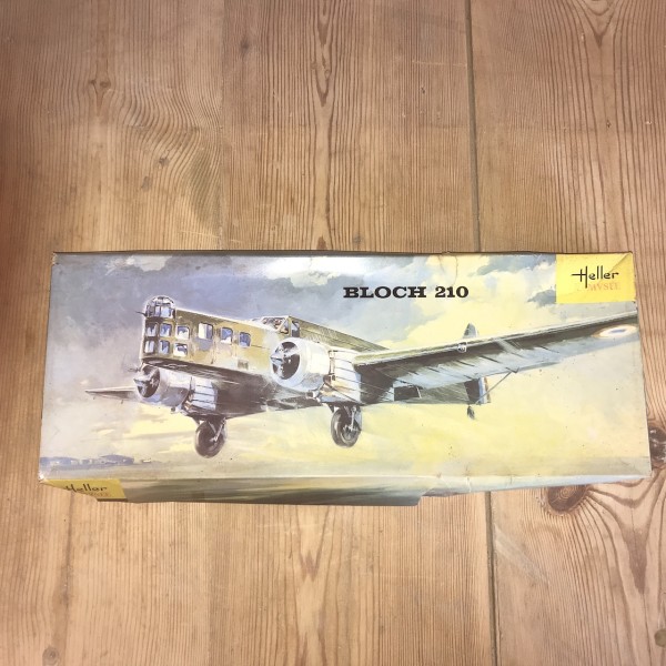 MAQUETTE HELLER AVION BLOCH 210 ÉCHELLE 1/72 BOITE JAUNE MUSÉE  RÉF L 545