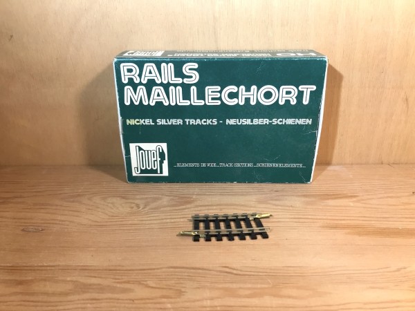 1/4 Rail courbe JOUEF Maillechort 4874