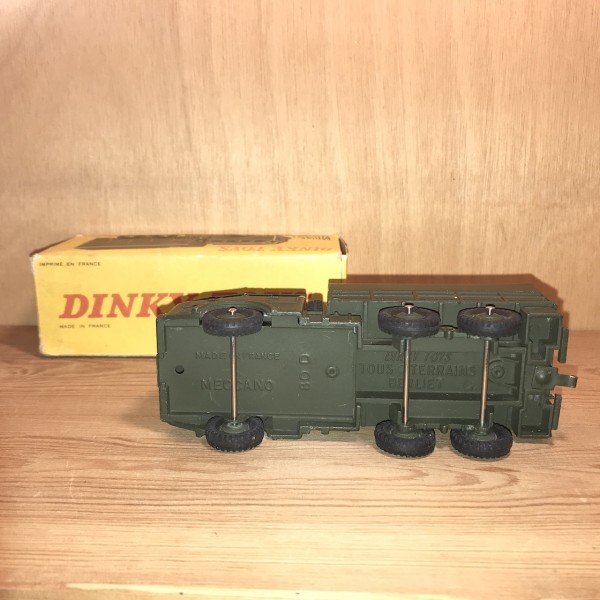 CAMION MILITAIRE BERLIET TOUS TERRAINS  DINKY TOYS RÉF 818