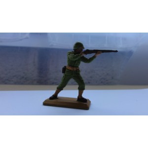 SOLDAT INFANTERIE AMÉRICAINE TIREUR  FUSIL  BRITAINS DEETAIL