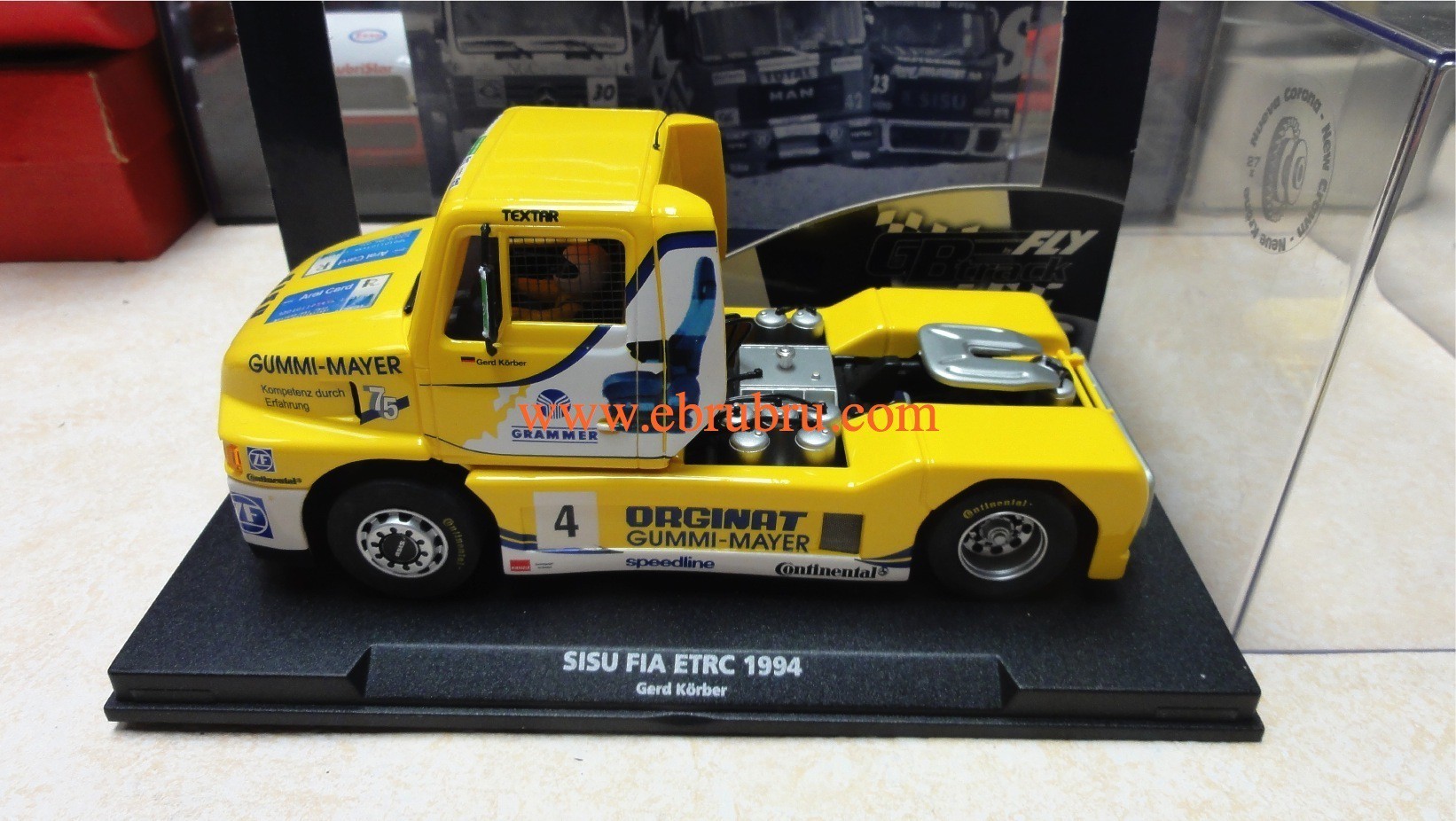 Camion Sisu FIA ETRC 1994 KORBER Fly GBtrack ref 08039