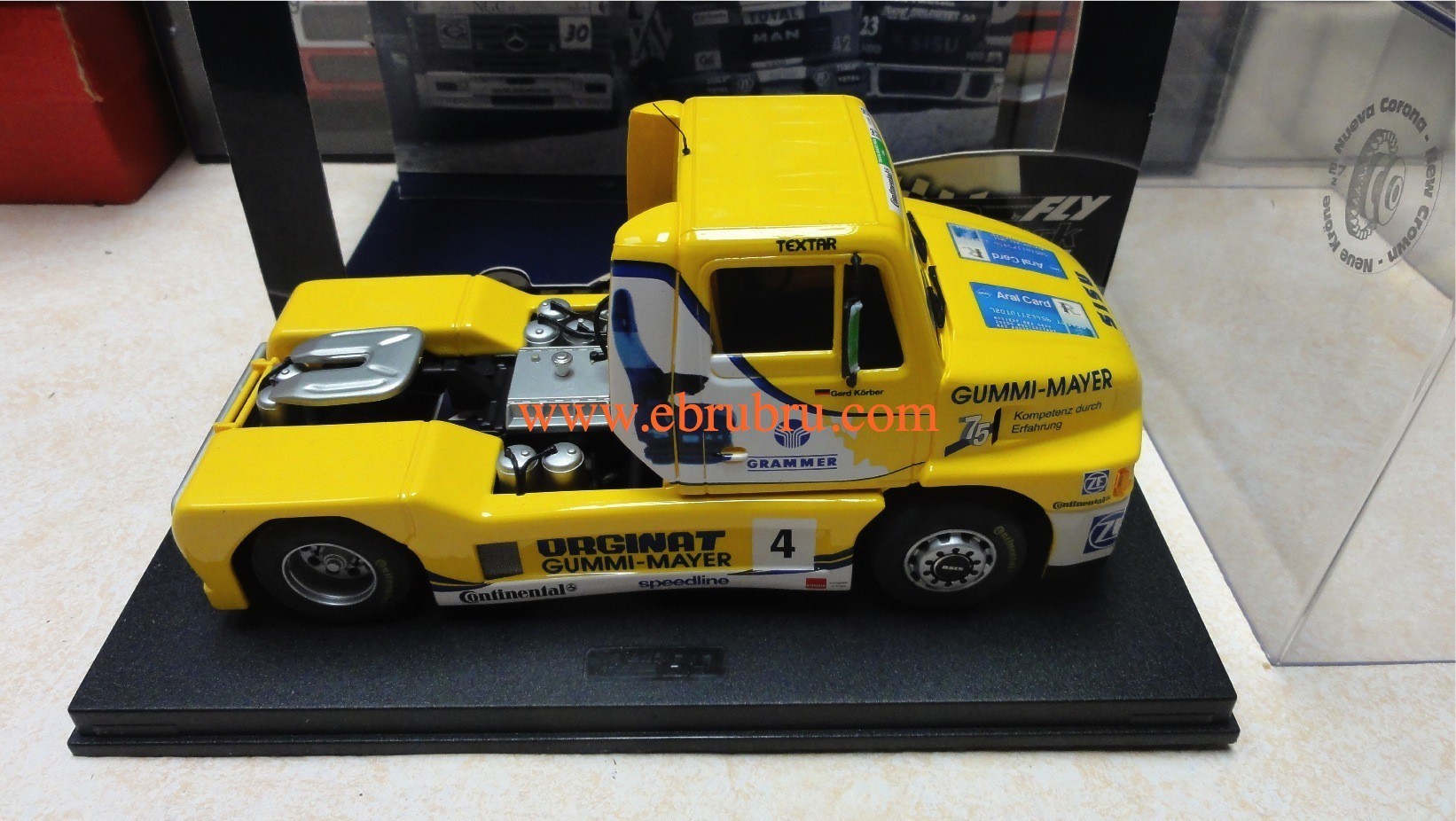 Camion Sisu FIA ETRC 1994 KORBER Fly GBtrack ref 08039