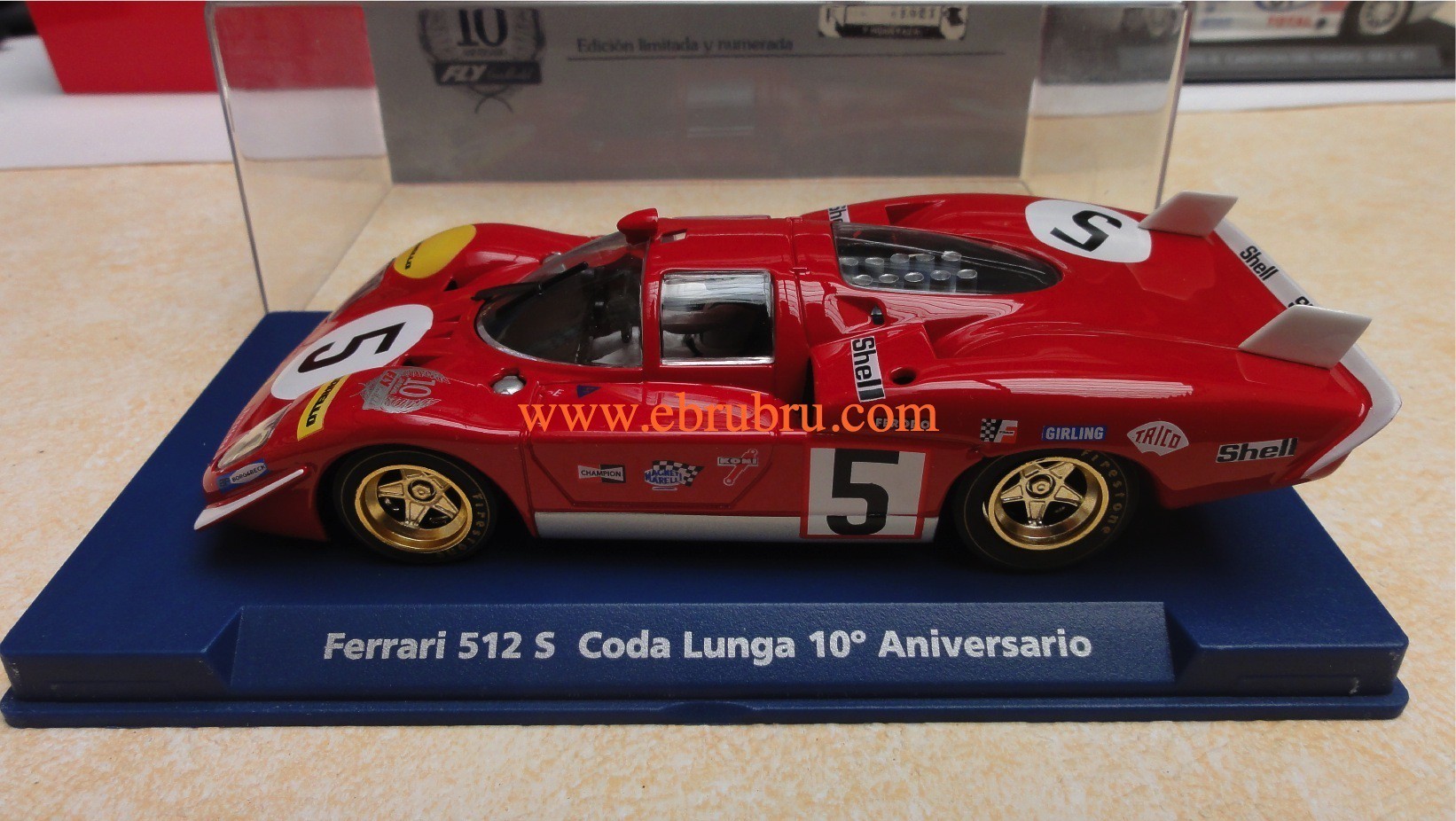 Ferrari 512 S Coda lunga rouge fly réf 96087