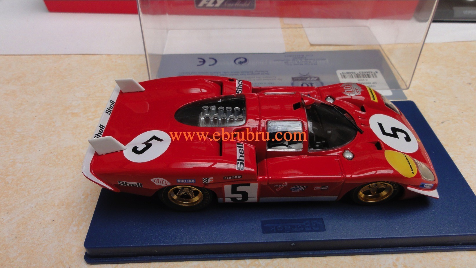 Ferrari 512 S Coda lunga rouge fly réf 96087