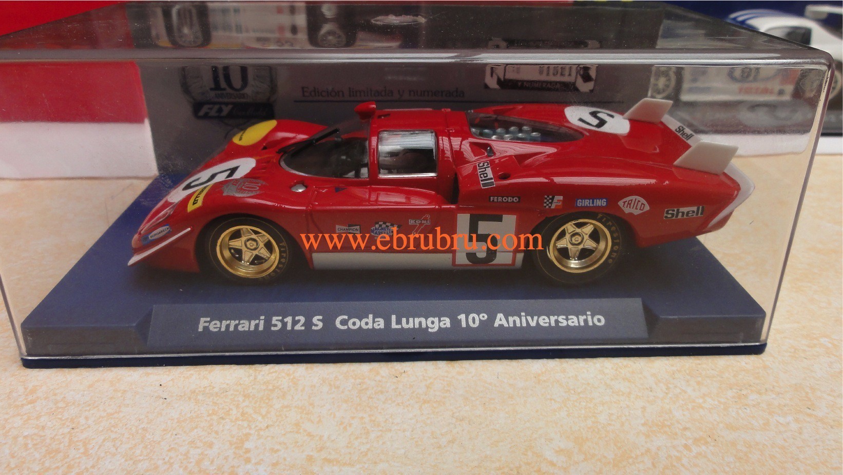 Ferrari 512 S Coda lunga rouge fly réf 96087