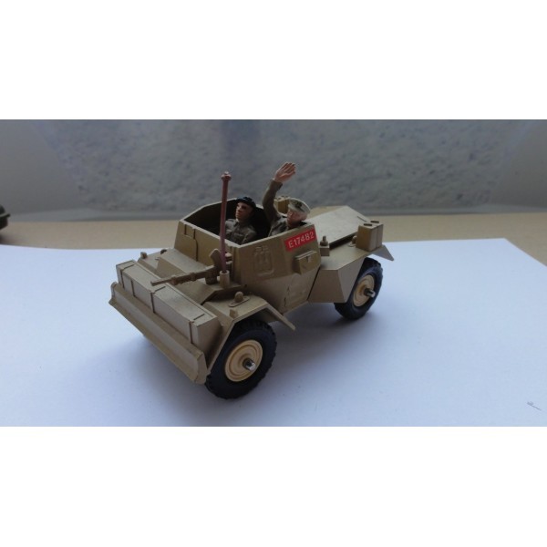 SCOUT CAR DAIMLER MKII BRITISH 8TH ARMY WW2 BRITAINS DEETAIL