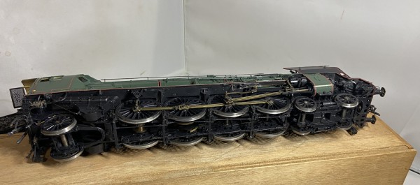 Locomotive 241 P à vapeur SNCF en laiton  echelle O