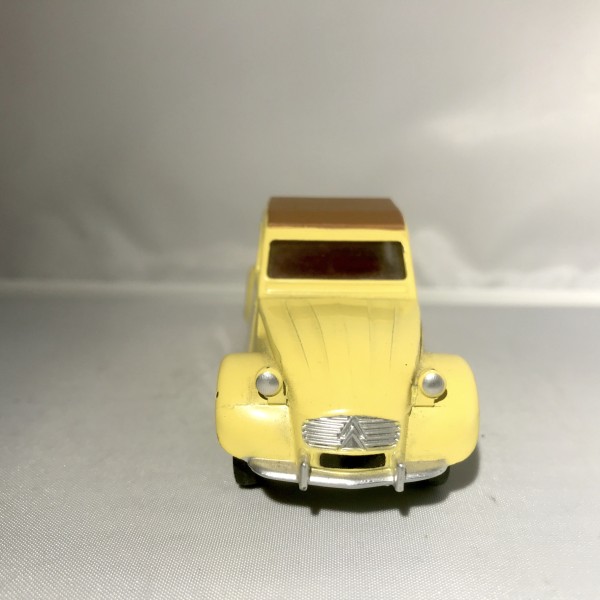 2CV AZAM 1961 JAUNE CLAIR DINKY TOYS RÉF 558