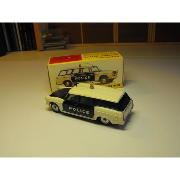 BREAK  PEUGEOT 404 POLICE DINKY TOYS