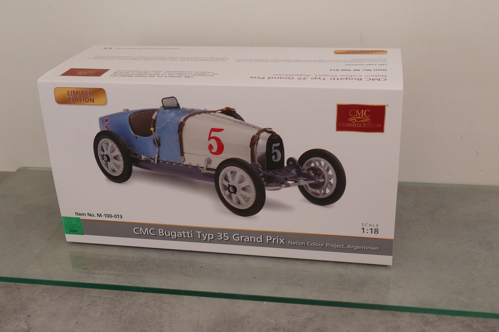 CMC Bugatti Typ 35 Grand Prix mint in box M-100-13