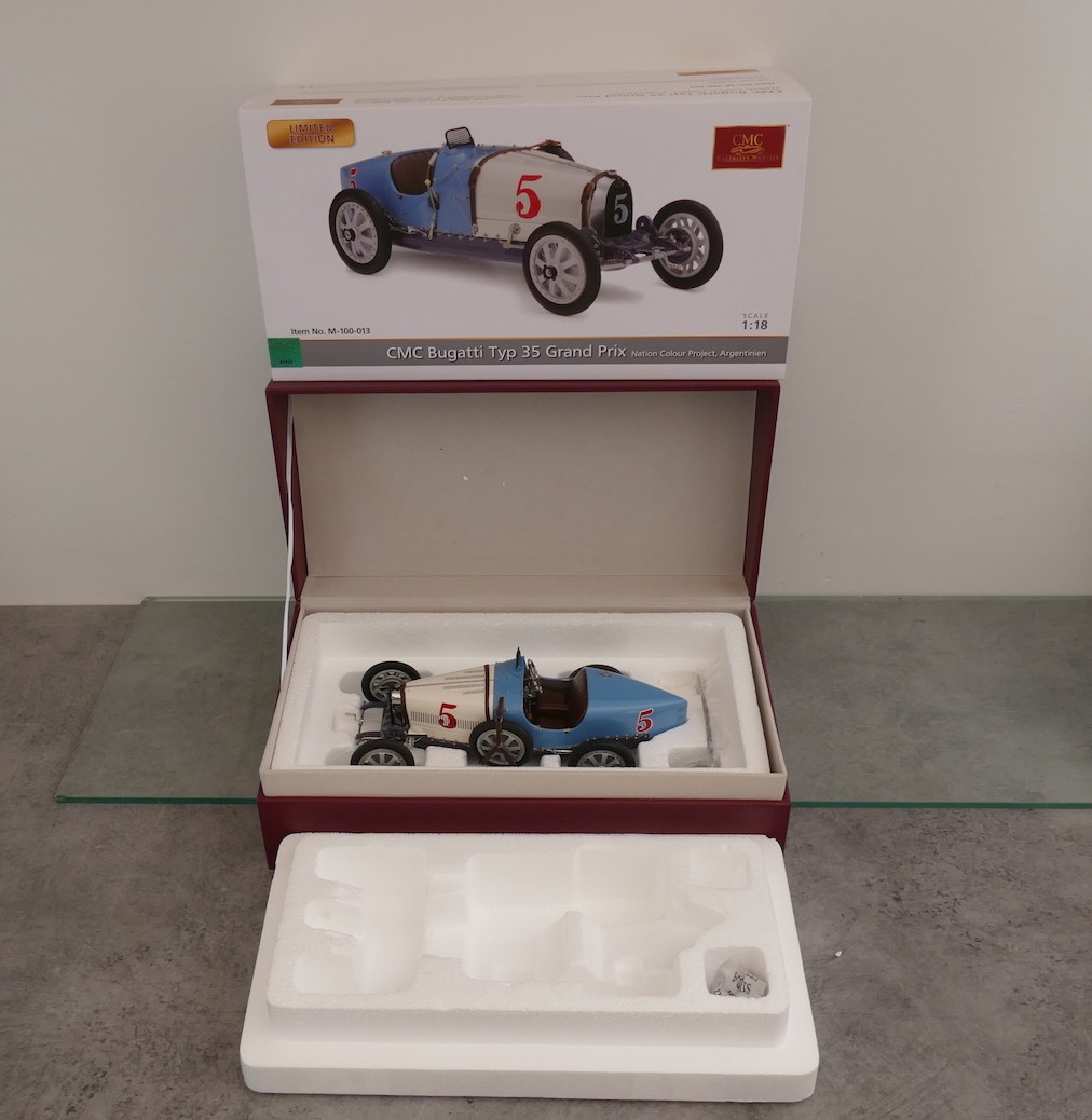 CMC Bugatti Typ 35 Grand Prix mint in box M-100-13