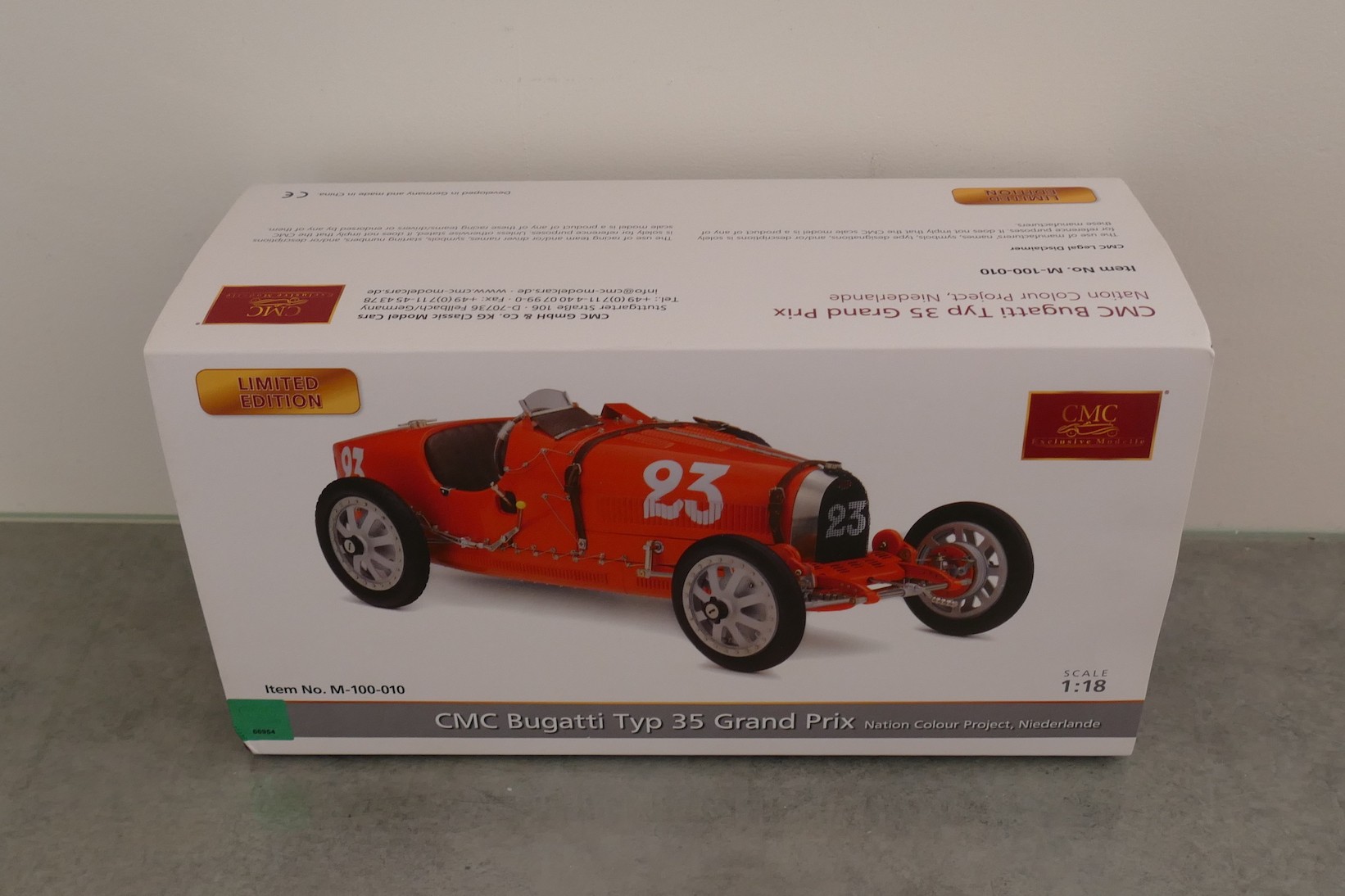 CMC Bugatti Typ 35 Grand Prix mint in box M-100-10