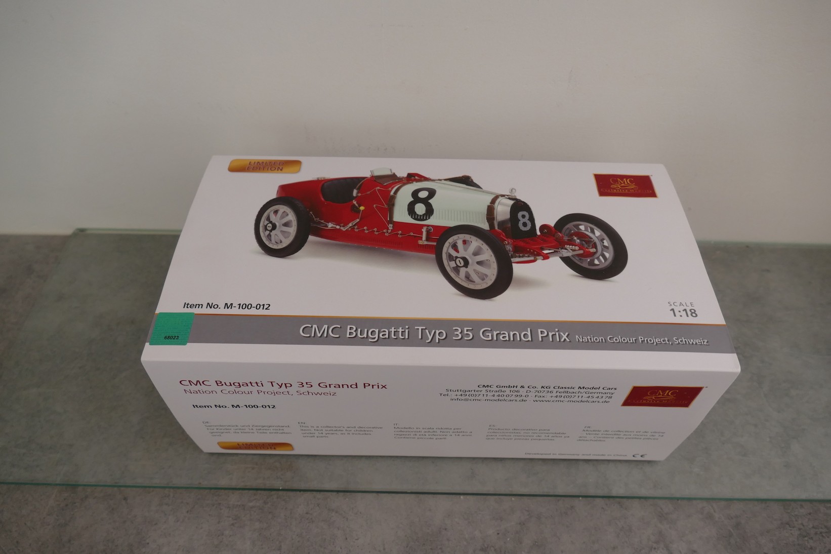 CMC Bugatti Typ 35 Grand Prix mint in box M-100-12