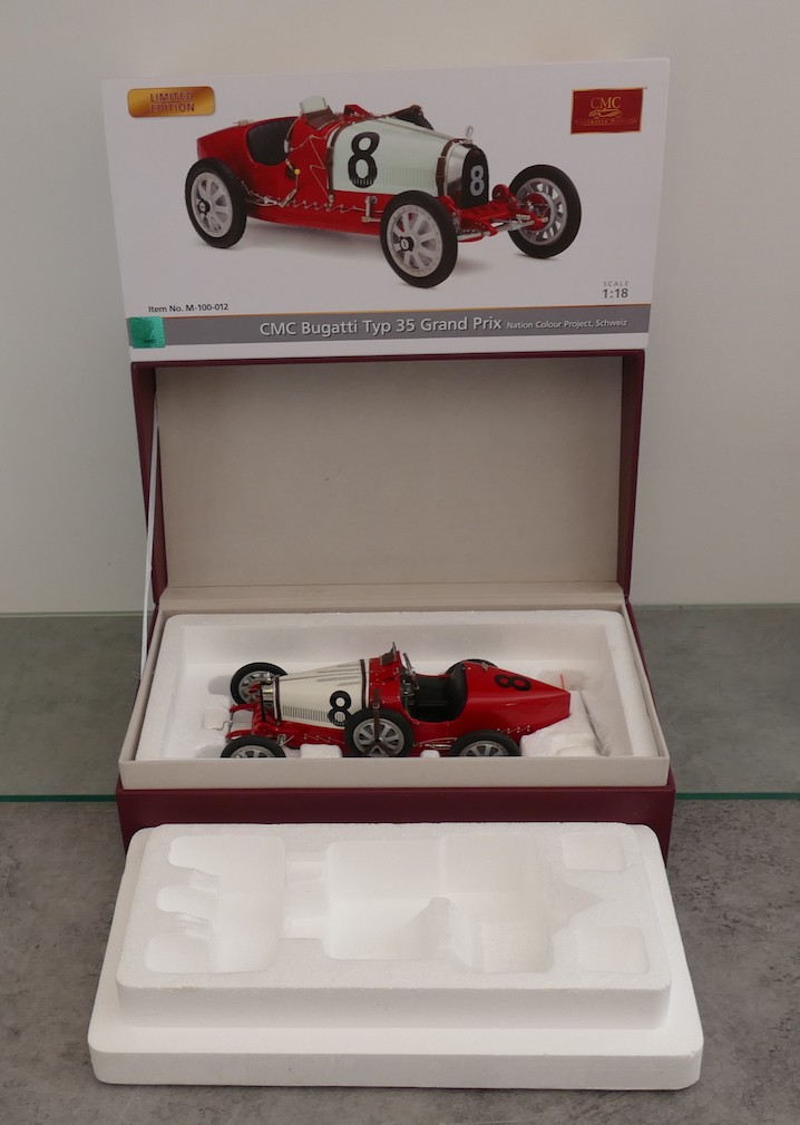 CMC Bugatti Typ 35 Grand Prix mint in box M-100-12