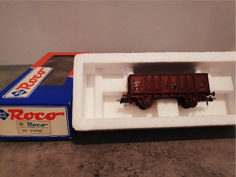 Roco 60046 HO WAGON TOMBEREAU AVEC CHARGEMENT DE BALLAST