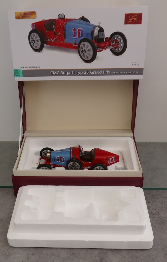 CMC Bugatti Typ 35 Grand Prix mint in box M-100-15 Chile