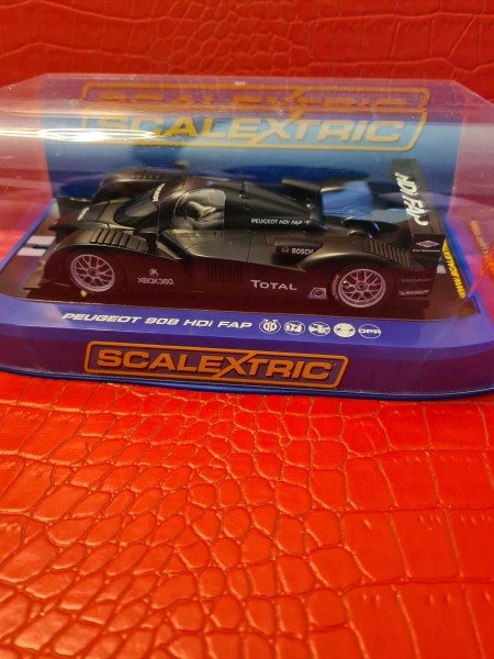 PEUGEOT 908 HDI FAP 2007 TEST CAR SCALEXTRIC REF C2898