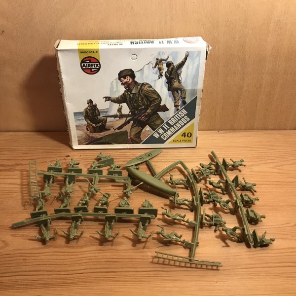 British commandos WW II Airfix HO/OO