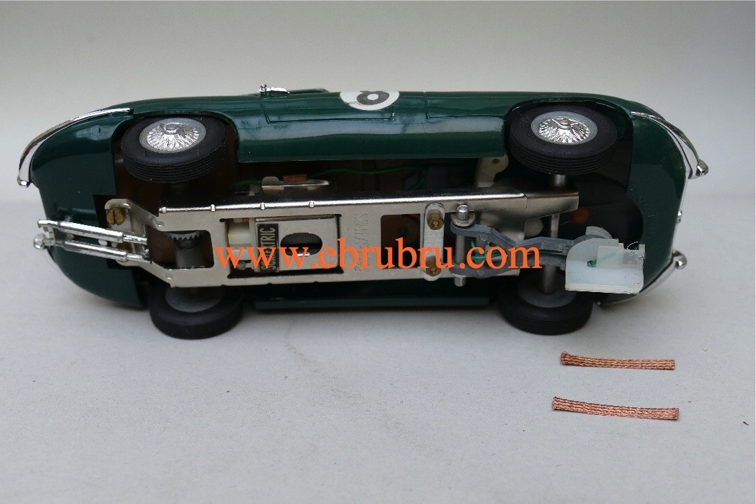 JAGUAR Type E verte  24C/101  SCALEXTRIC SUPER 124