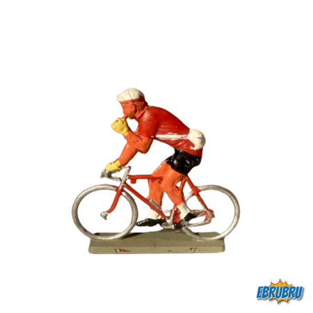 Coureur s'alimentant - Maillot rouge - STARLUX 