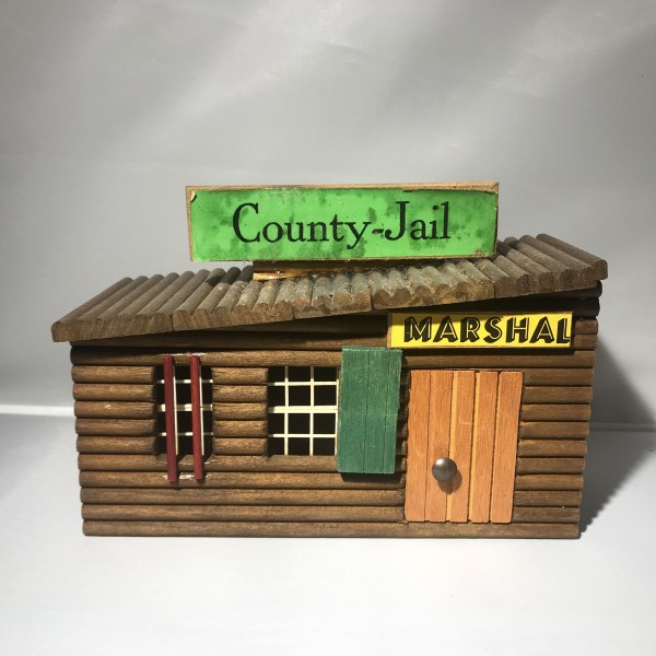 Prison de comté Farwest Maison en bois pour figurines