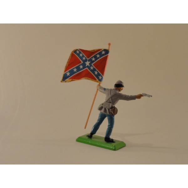 SUDISTE PORTE DRAPEAU AVEC REVOLVER BRITAINS