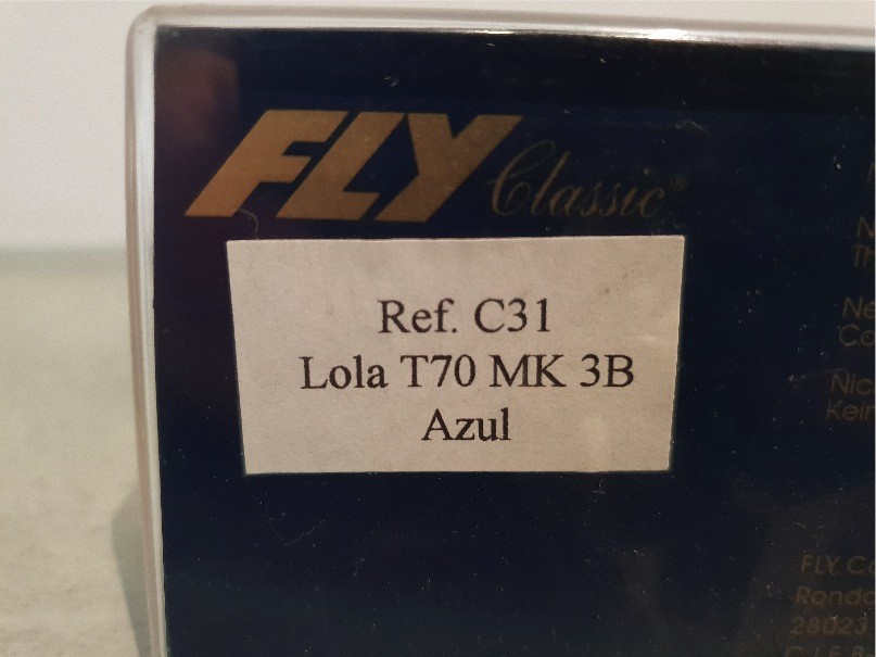 FLY C31 LOLA T70 MK 3B AZUL