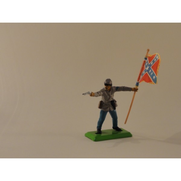 SUDISTE PORTE DRAPEAU AVEC REVOLVER BRITAINS