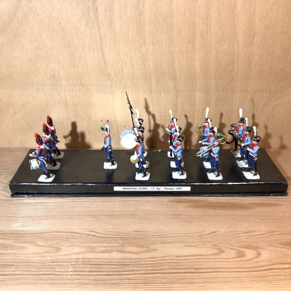 MDM empire 40mm Infanterie légère 17è Rgt Musique 1809