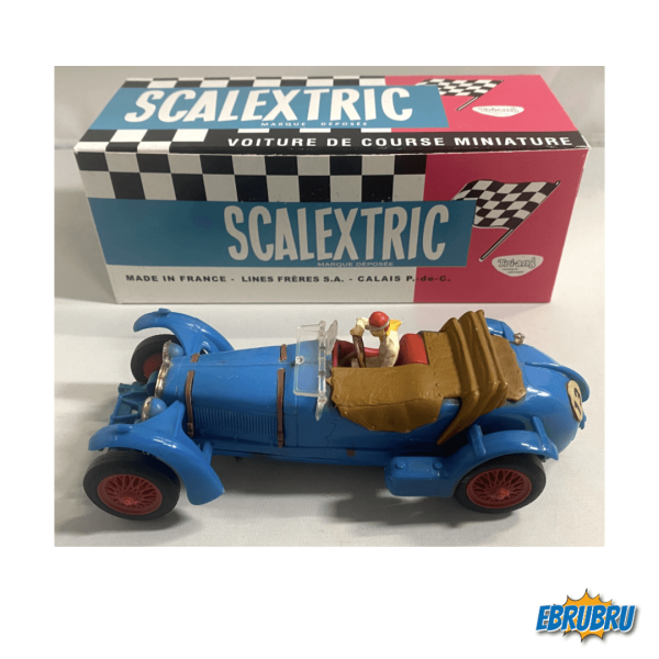 ALFA ROMEO 8C bleue SCALEXTRIC RÉF C65 VINTAGE