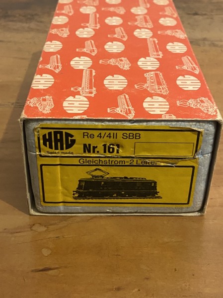 Loco Re 4/4 II Livrée verte SBB  FFS HAG Ref 161  HO 2 voies