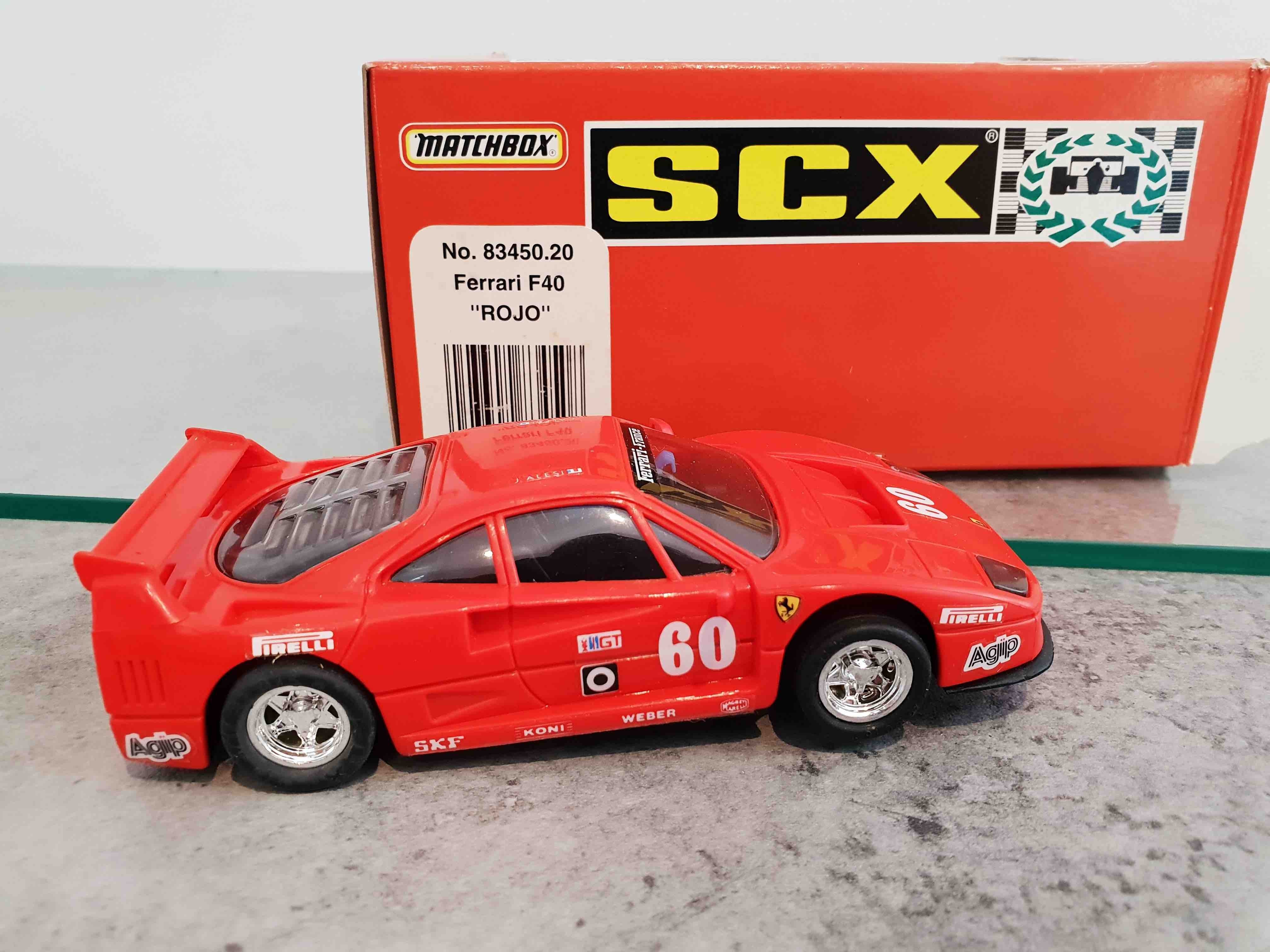 SCALEXTRIC SCX 83450.20 FERRARI F40 ROJO