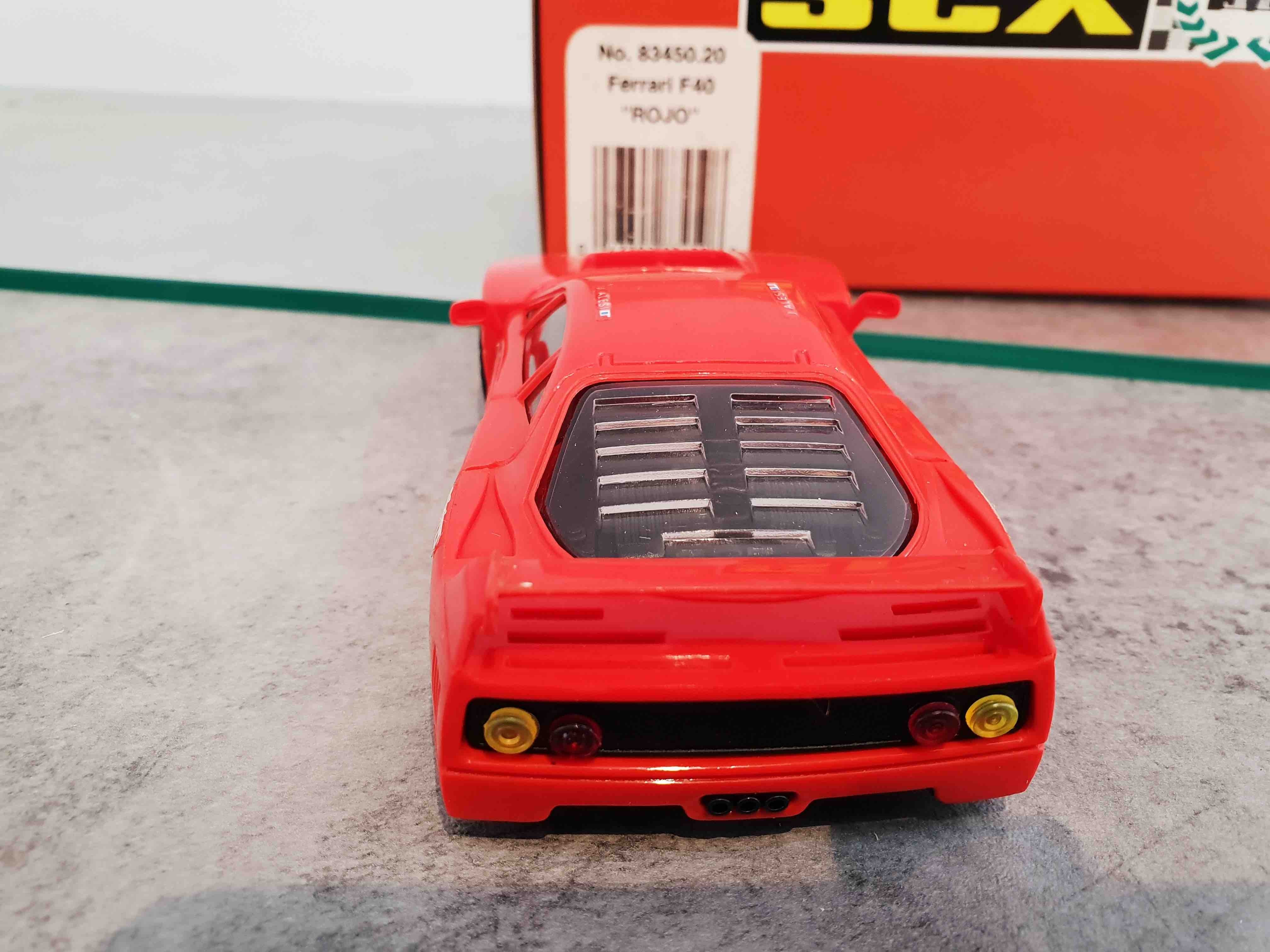 SCALEXTRIC SCX 83450.20 FERRARI F40 ROJO