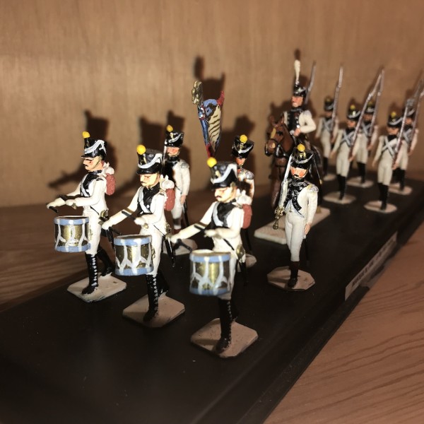 Infanterie de ligne - 15e régiment 1807 - Fusiliers - MDM empire 40mm