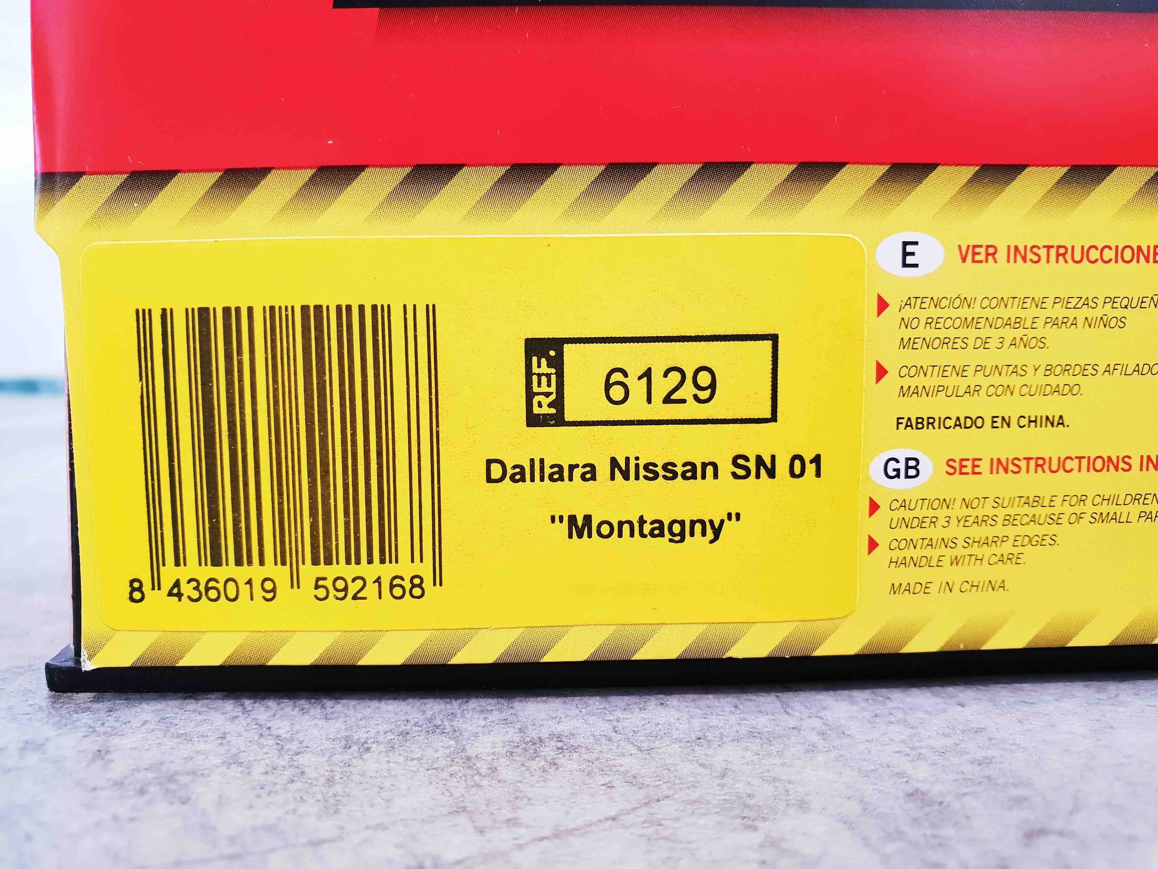 SCALEXTRIC 6129 DALLARA NISSAN SN 01 MONTAGNY