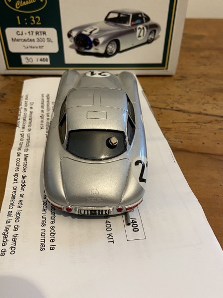 MERCEDES 300 SL  1952 LE MANS WINNER   SLOT CLASSIC CJ 17  RTR