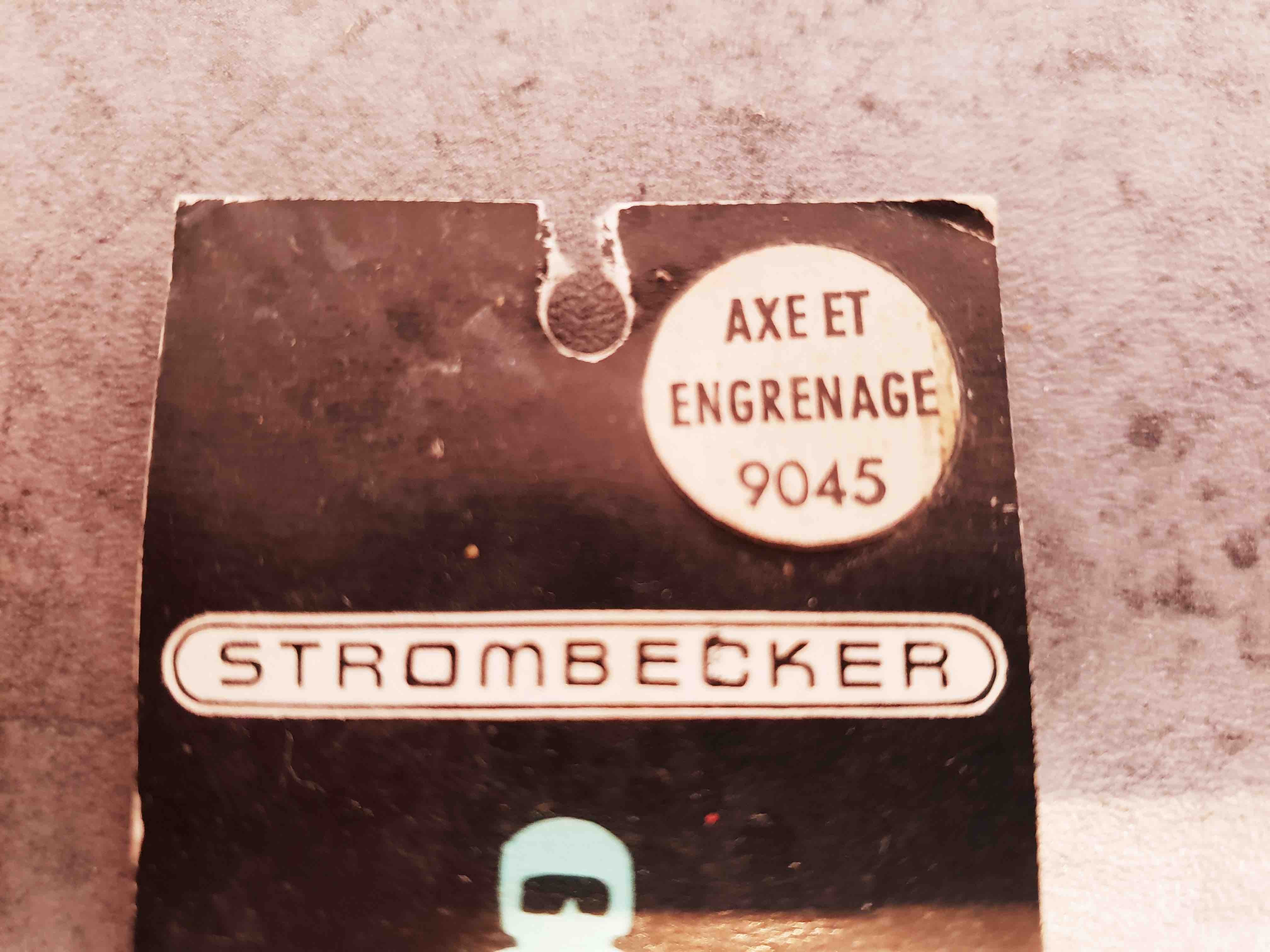 STROMBECKER  9045 AXES ET ENGRENAGE