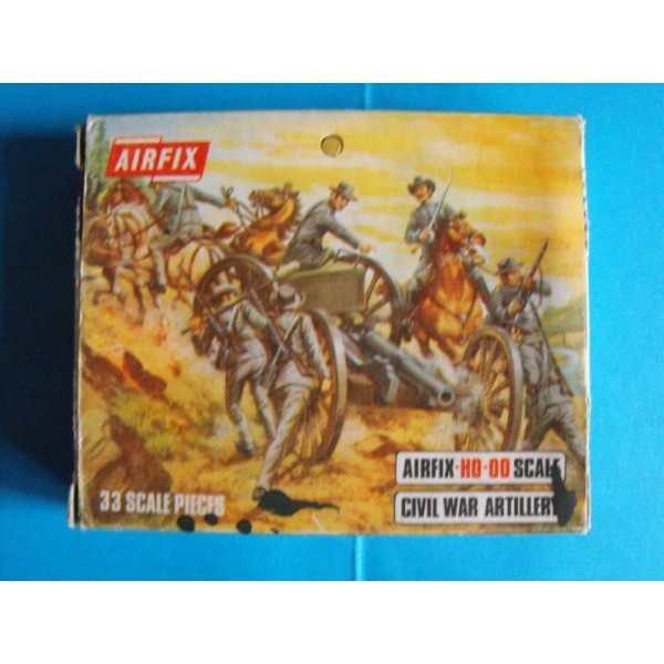 AIRFIX BLUE BOXE AMERICAN CIVIL WAR ARTILLERY S 14