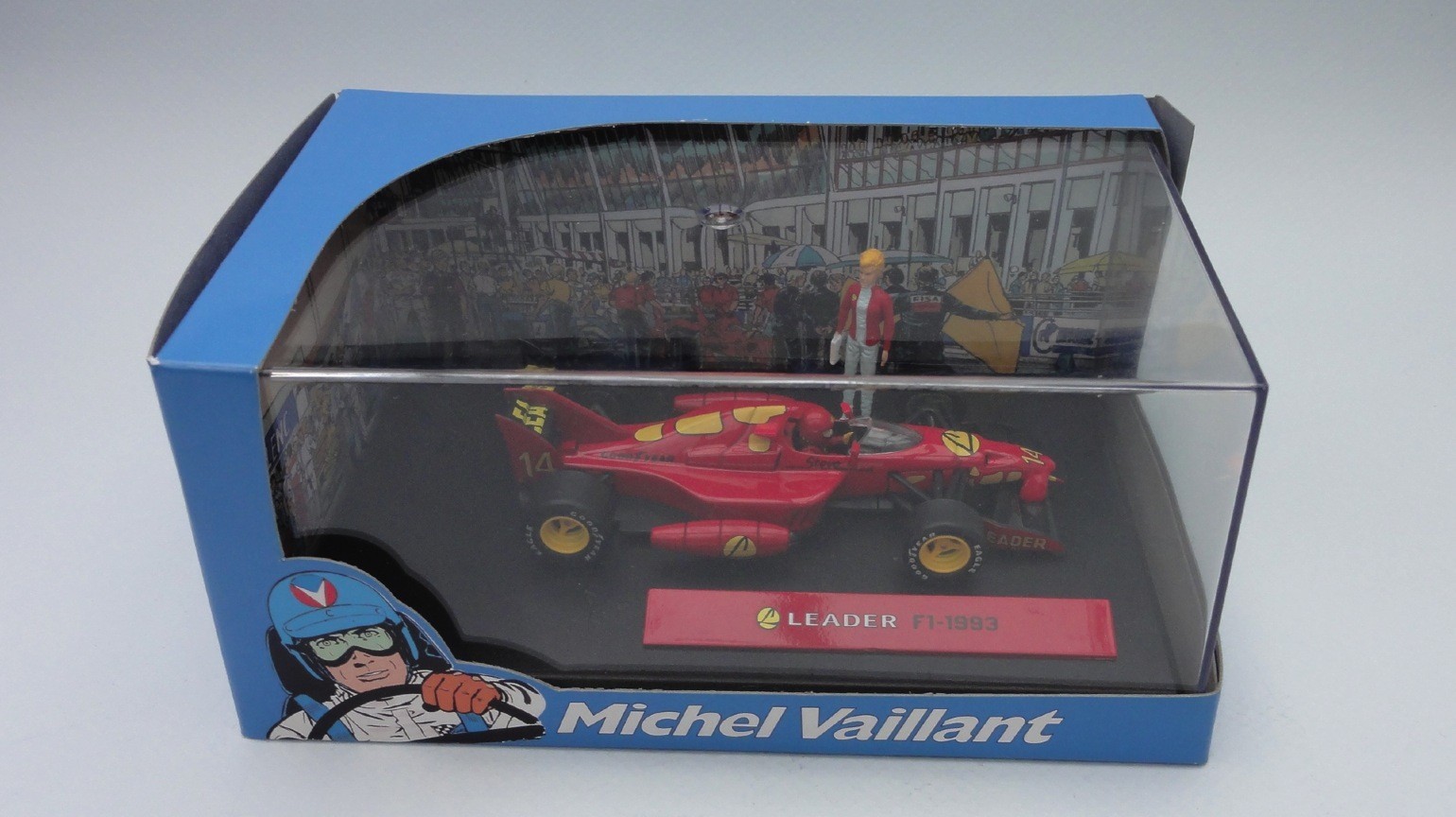 VOITURE FORMULE 1 LEADER F1  1993 RÉF 22 ALBUM MICHEL VAILLANT LE MAÎTRE DU MONDE