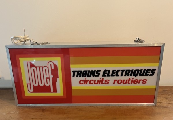 Enseigne lumineuse Jouef-Trains électriques-circuits routiers