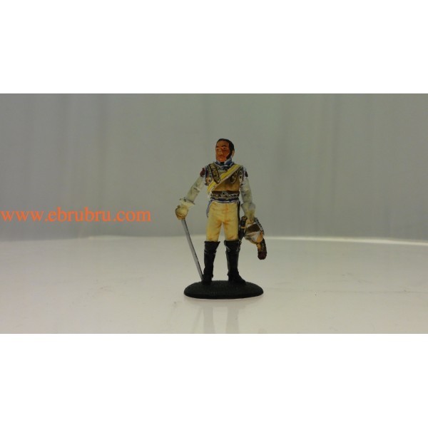 CARABINIER (1 RGT) 1 DIV. CAV 1812 DELPRADO FIGURINE EMPIRE PLOMB