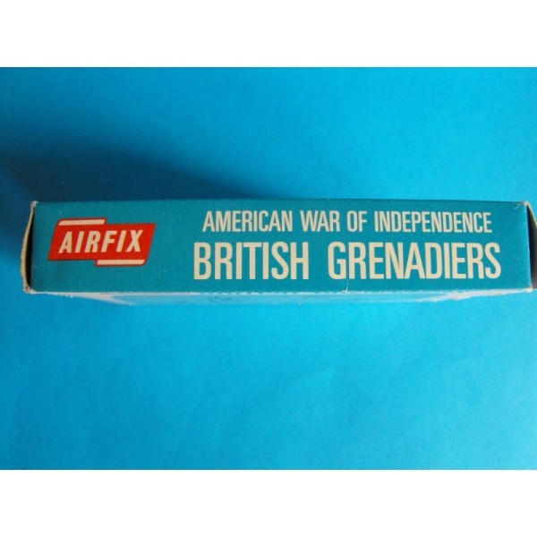 AIRFIX BLUE BOXE BRITISH GRENADIERS GUERRE D'INDEPENDANCE